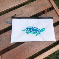 Pochette plat tortue