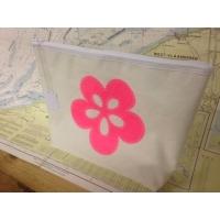 Trousse fleur rose (grand)