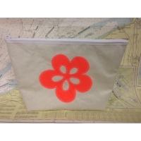 Trousse fleur orange (grand)
