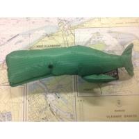 Walvis in spinnaker stof groen