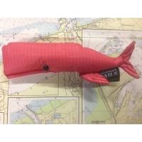 Baleine en tuissu spinnaker rouge (petit)