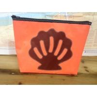 Trousse grans coquillage (orange)