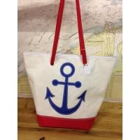 Shopping bag blauw anker