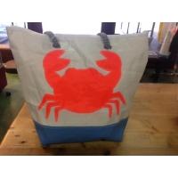 Shopping bag oranje krab